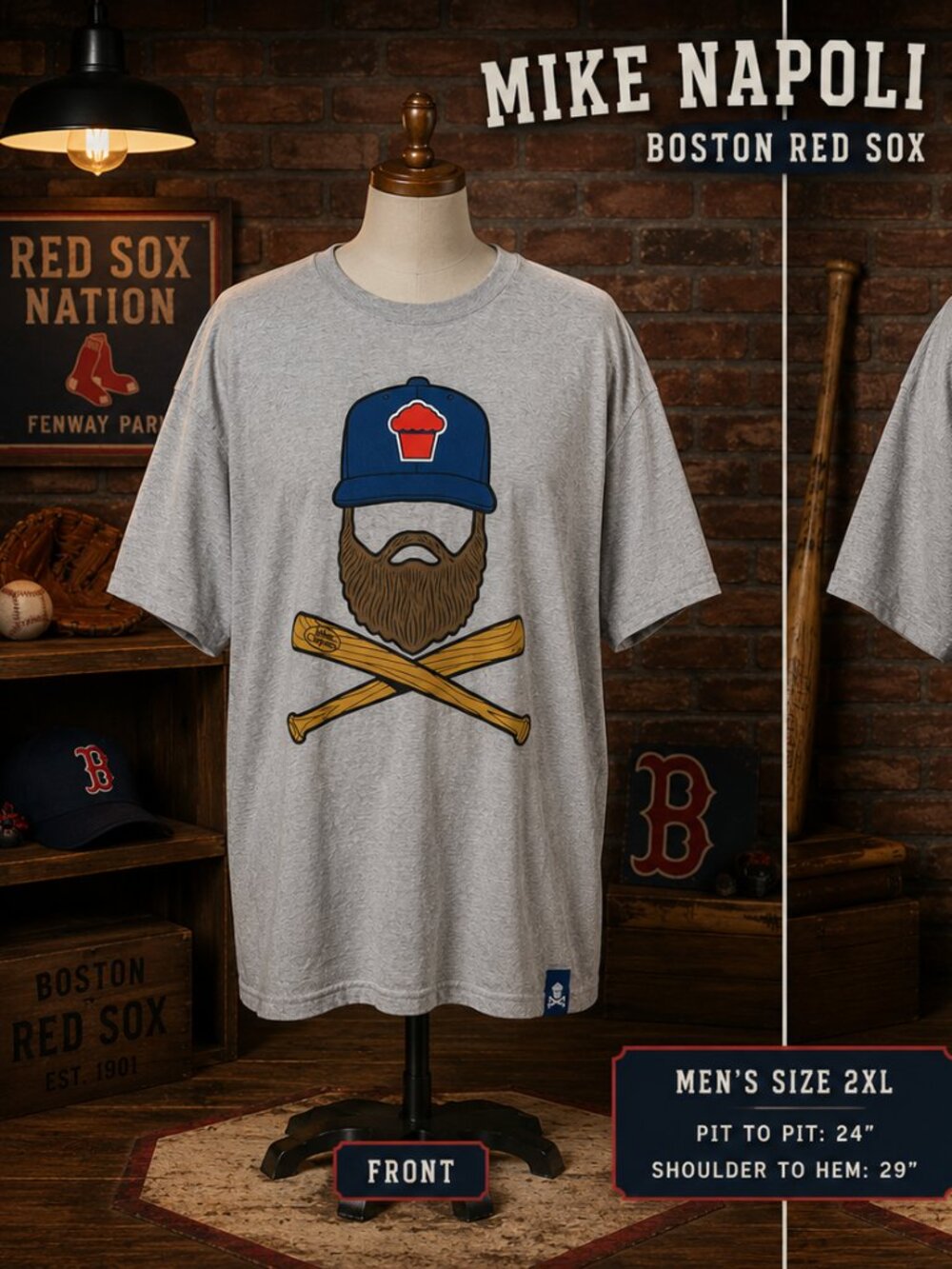 Johnny Cupcakes Brand Mike Napoli T Shirt